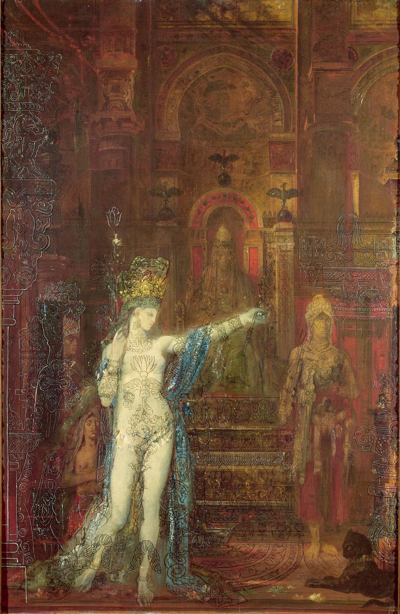 Salomé dansant devant Hérode, vers 1874 - Gustave Moreau