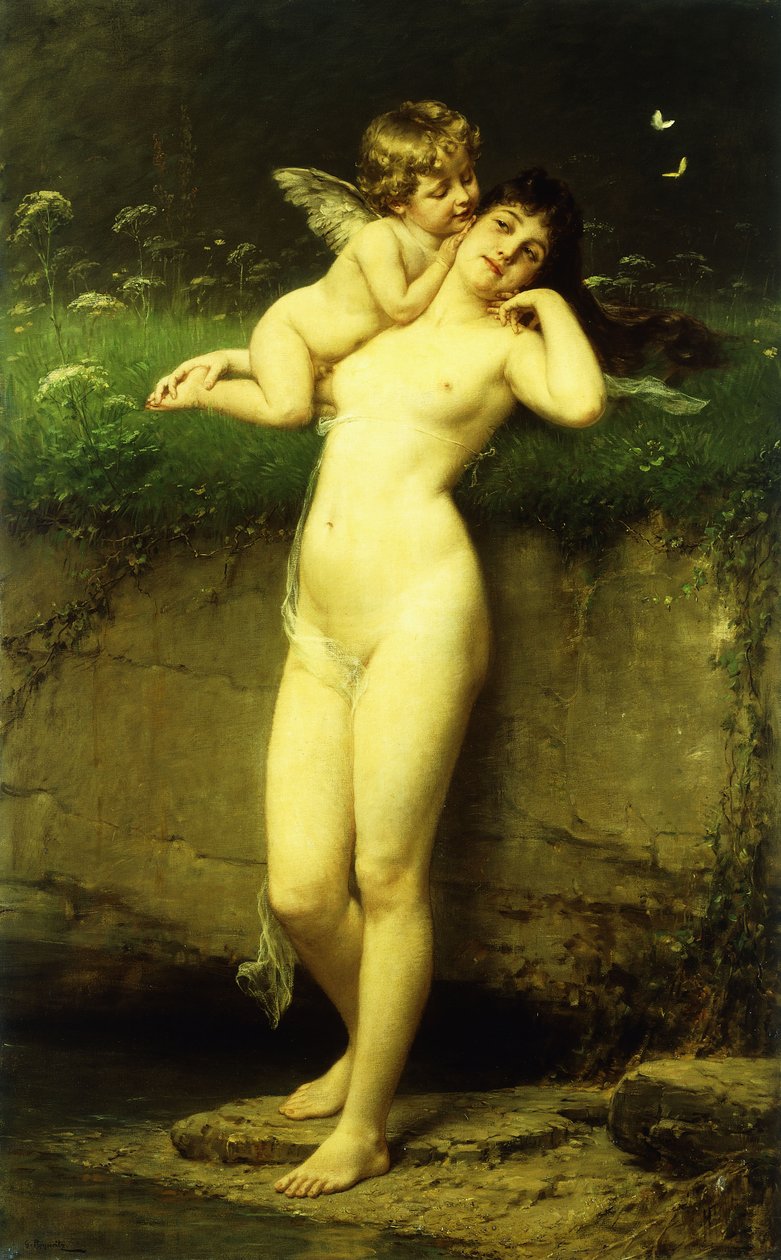 Vénus et Cupidon - Gustave Popperitz