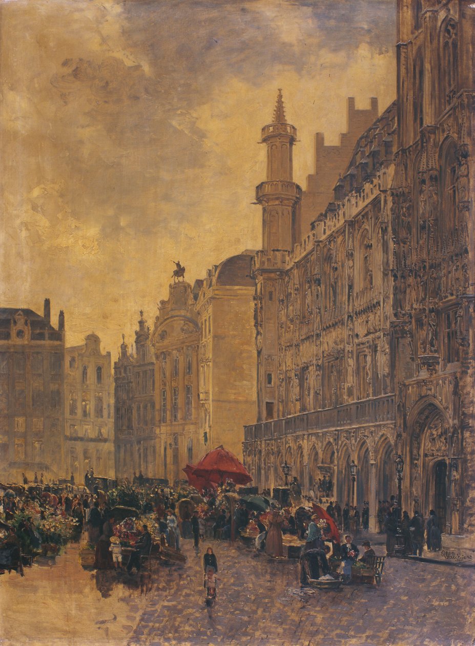 La Grande Place à Bruxelles - Gustave Walckiers