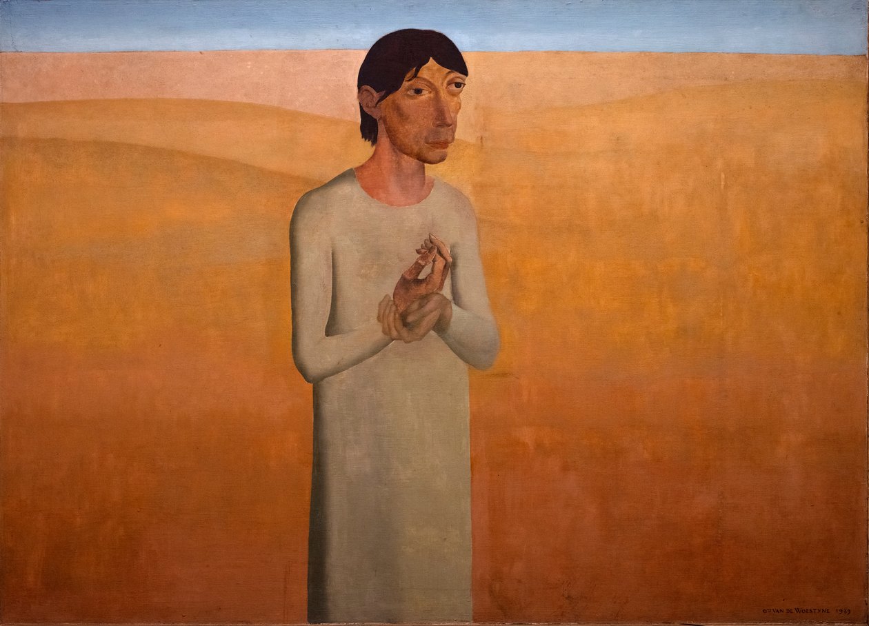 Le Christ dans le désert - Gustave Van de Woestyne