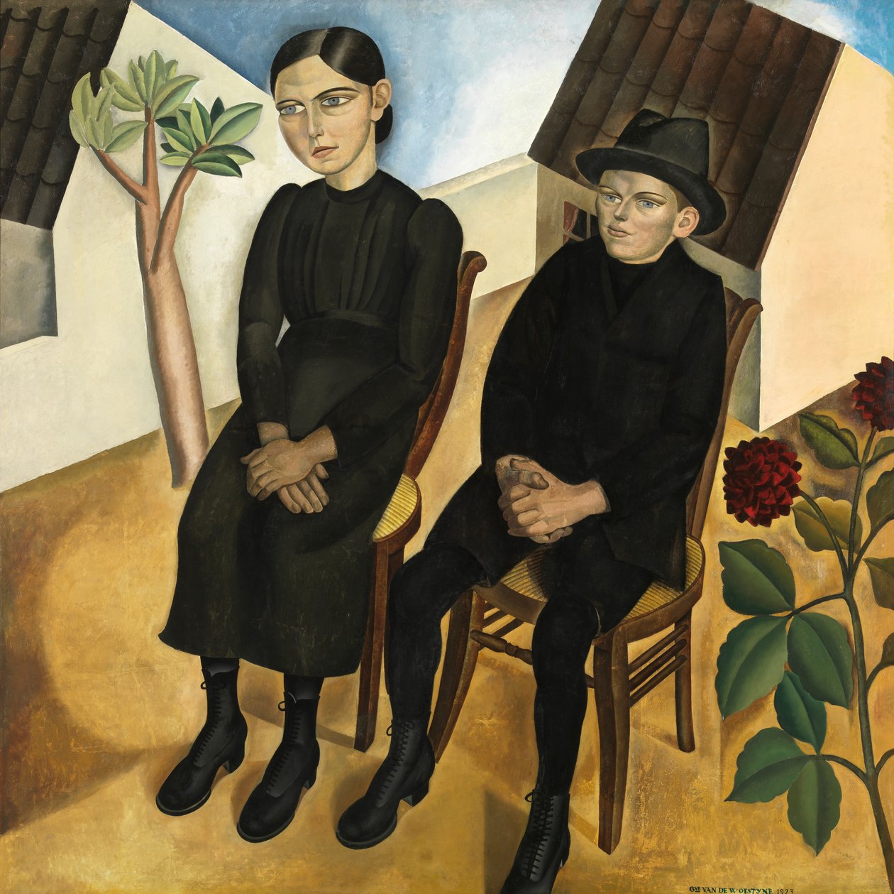 Gaston et sa sœur - Gustave Van de Woestyne