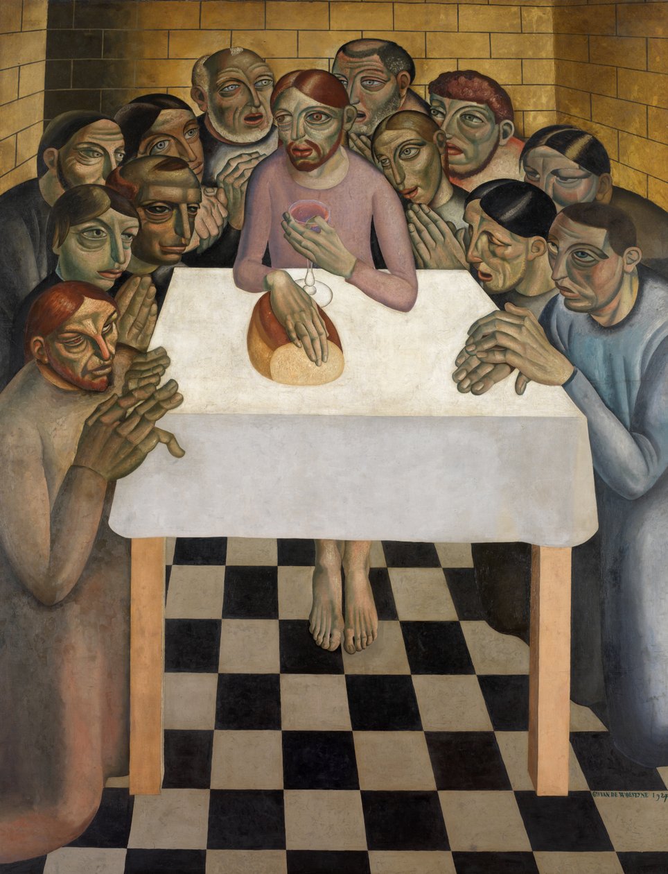 La Cène - Gustave Van de Woestyne