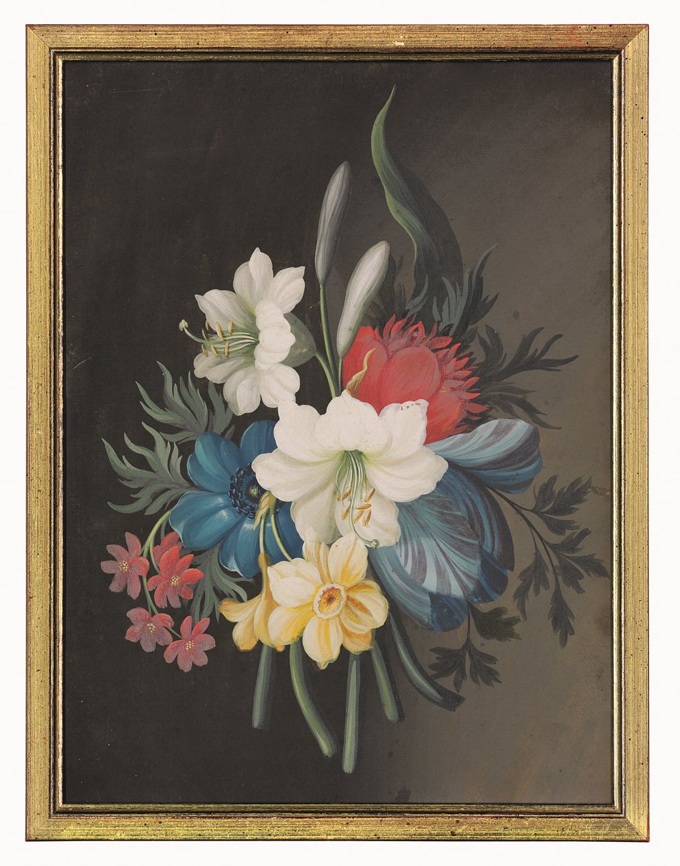 Nature morte de bouquet floral - Gustavus Hamilton