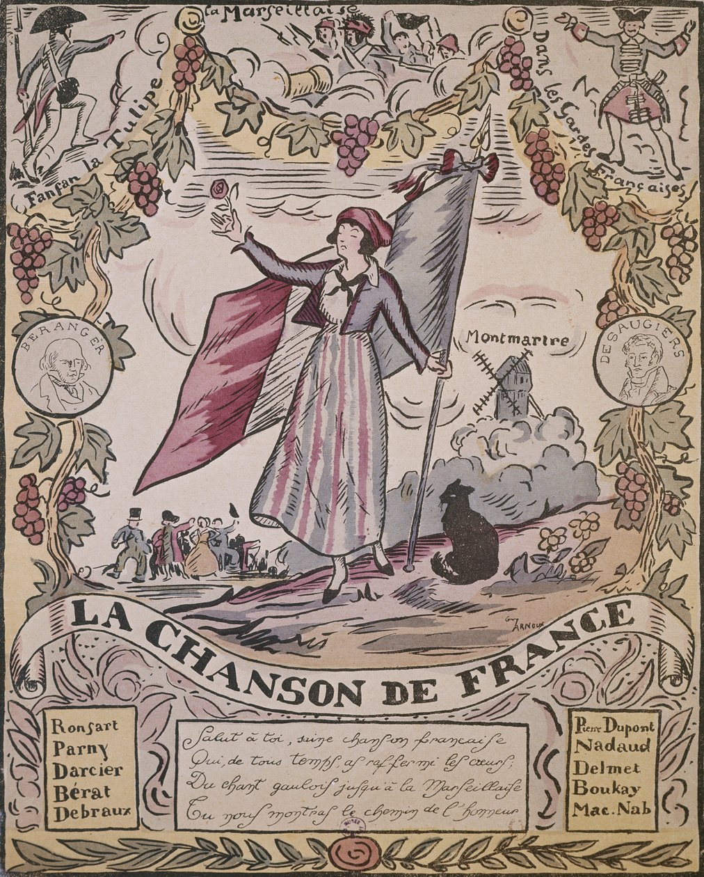 Allégorie de la chanson française - Guy Arnoux