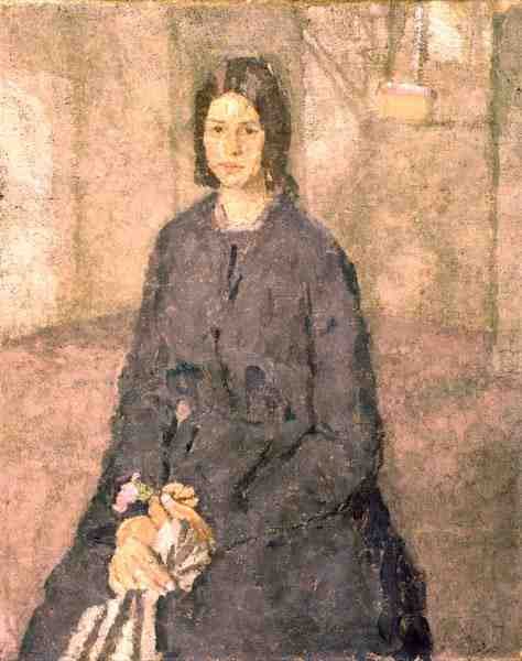 Fille Tenant une Rose, c.1915-25 - Gwen John