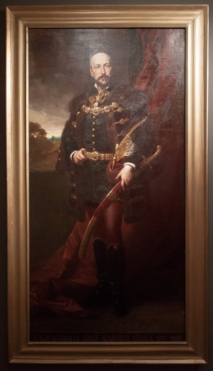 Portrait du comte Gyula Karolyi - Gyula Benczúr