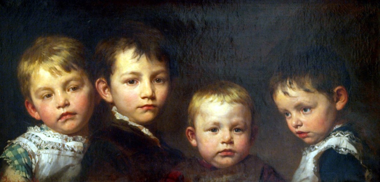 Mes enfants - Gyula Benczúr