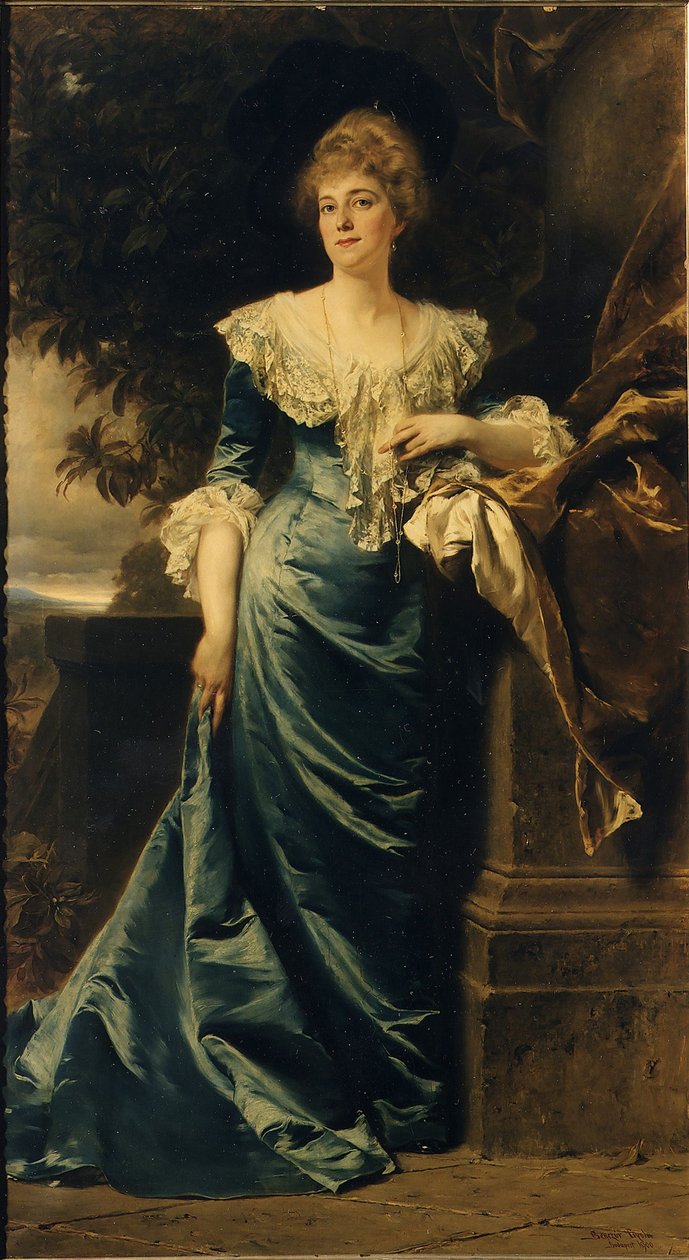 Portrait Hedwige de Ligne, 1900 - Gyula Benczúr