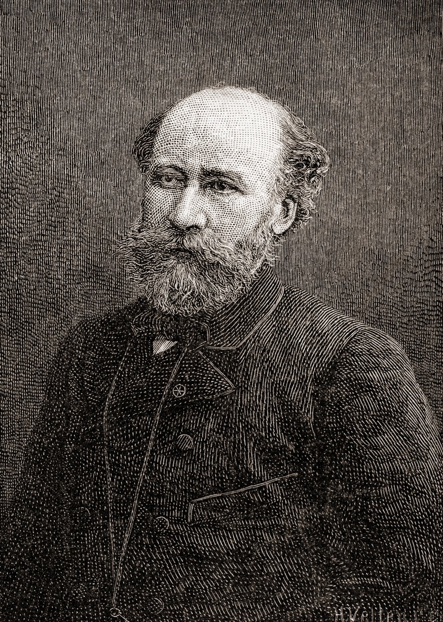 Octave Feuillet, tiré de The Century Illustrated Monthly Magazine, publié en 1884 - H. Velten