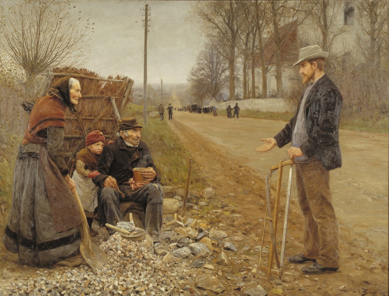 Personnes près d