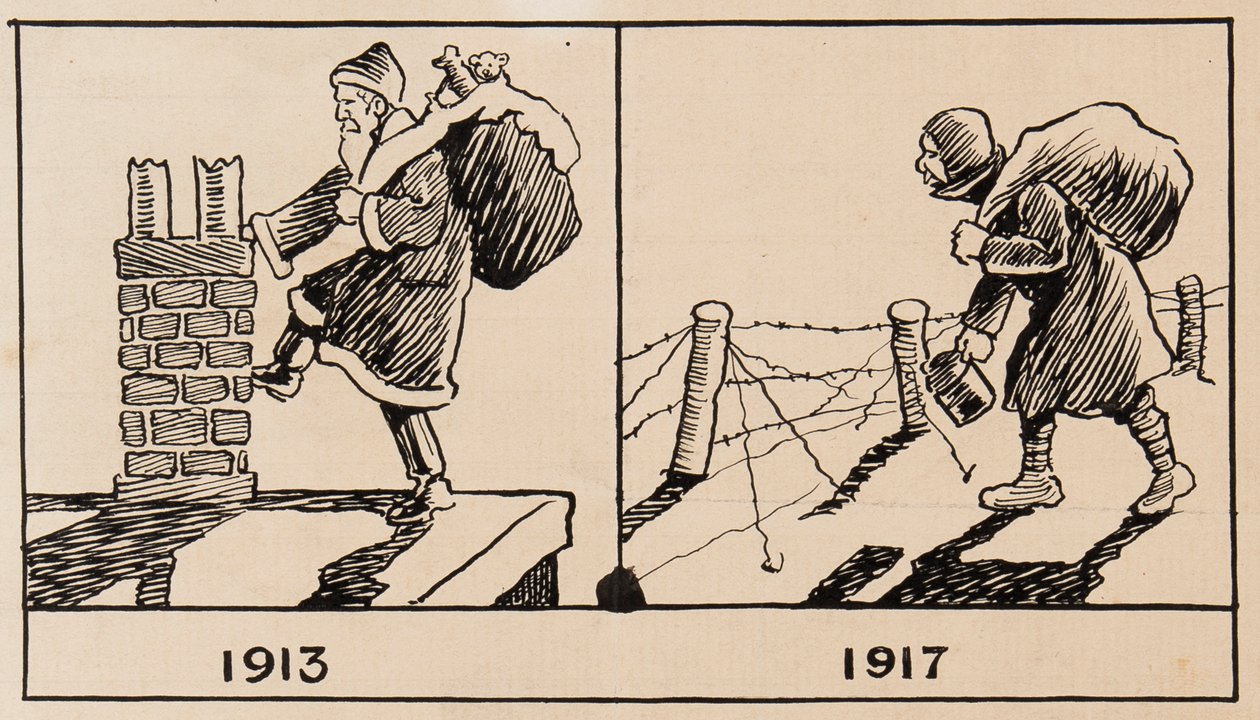 Père Noël 1913 et 1917 - H. Miller