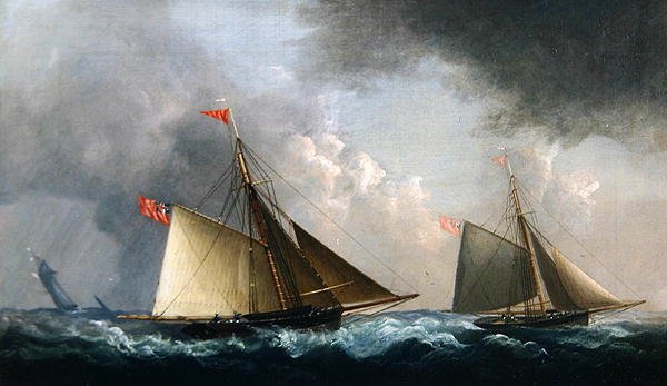 Course de yachts à voiles - H. Sargeant