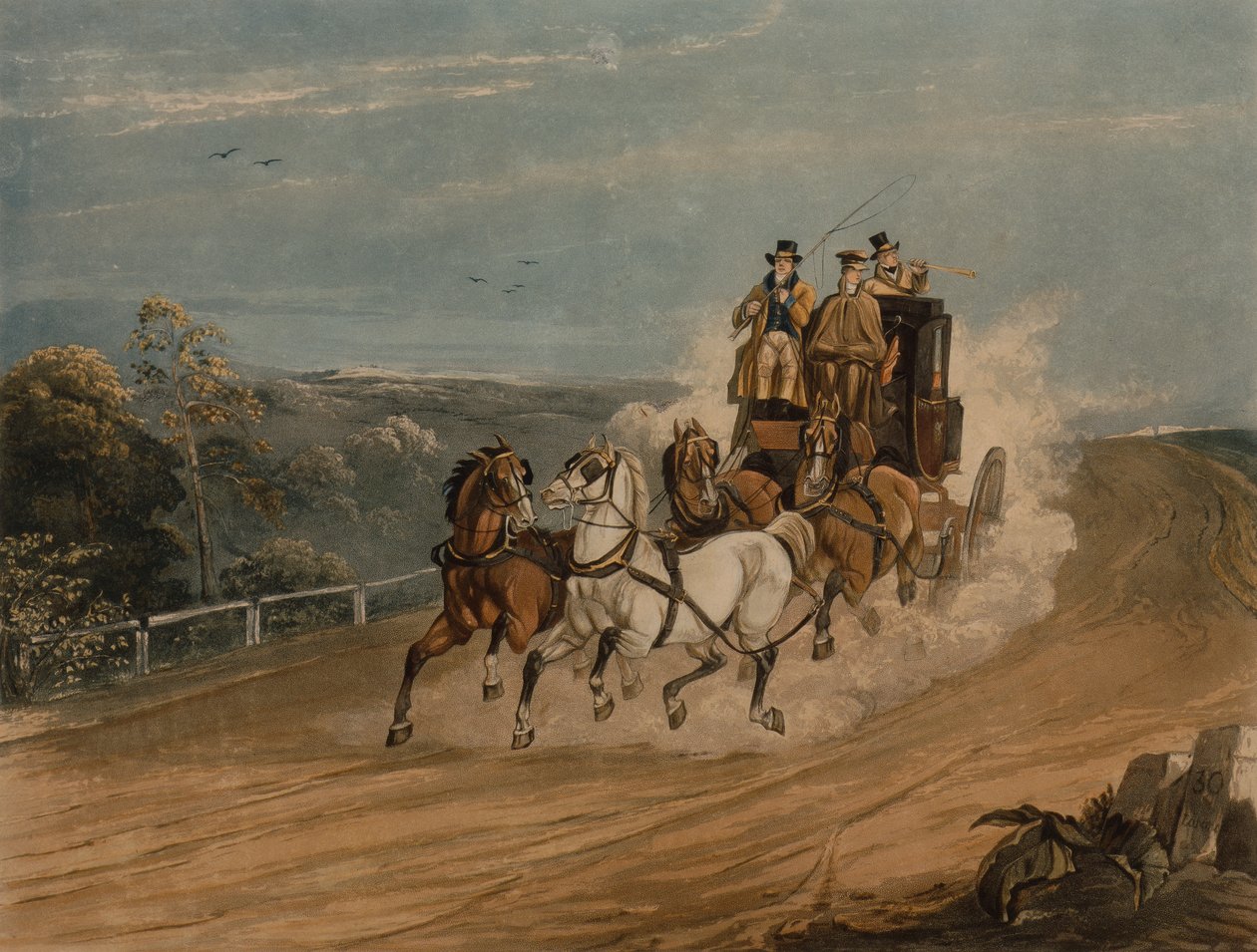 Le Diligence en Retard - H. Walker