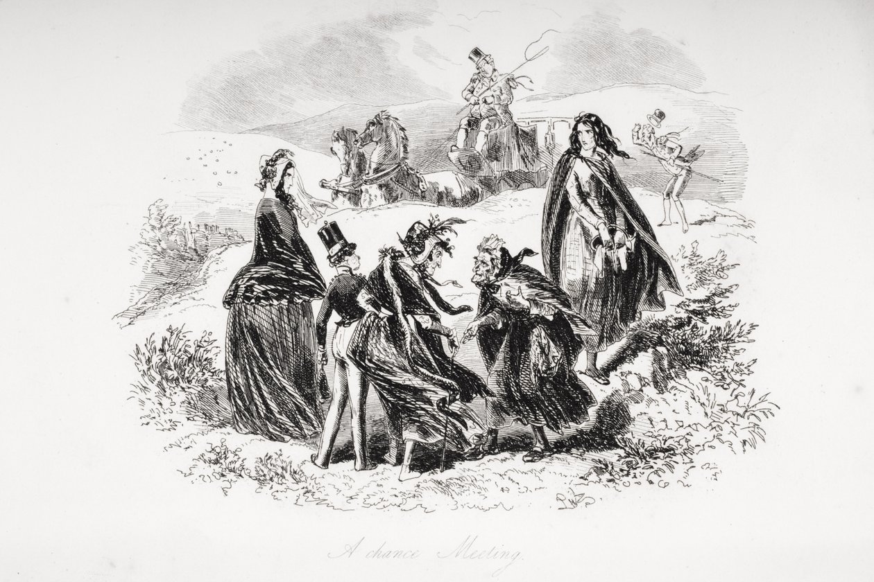 Une rencontre fortuite, illustration de 
