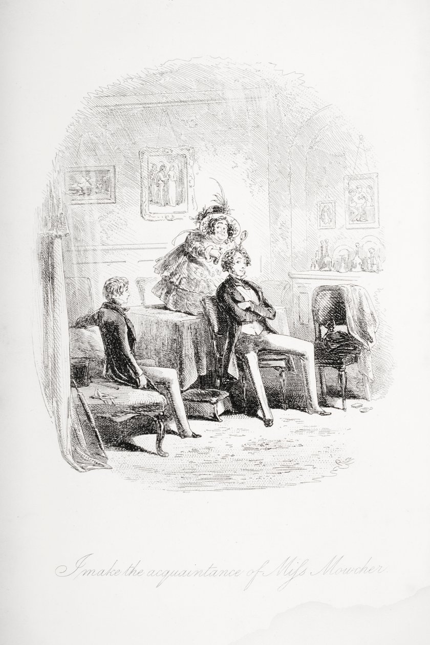 Je fais la connaissance de Miss Mowcher, illustration de 
