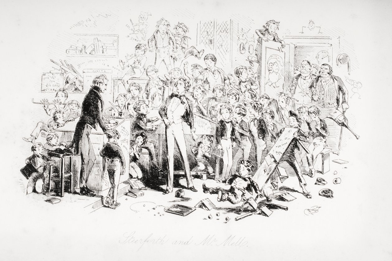 Steerforth et M. Mell, illustration de 
