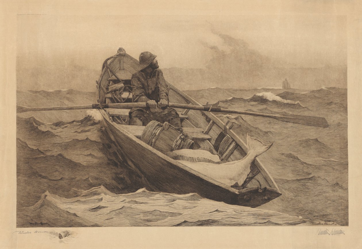 Avertissement de brouillard - Hamilton Hamilton after Winslow Homer