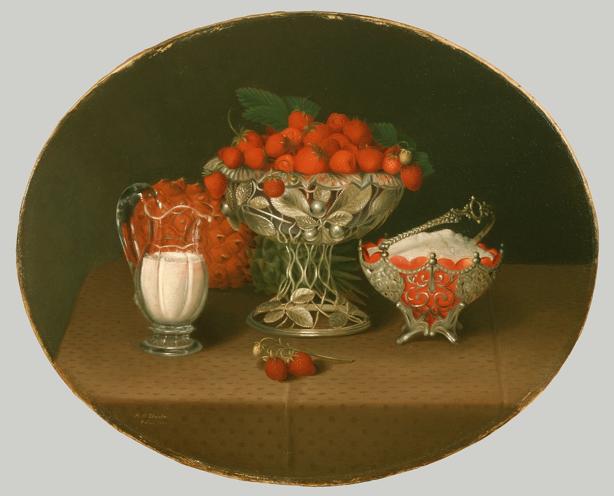 Nature morte aux fraises - Hannah Brown Skeele