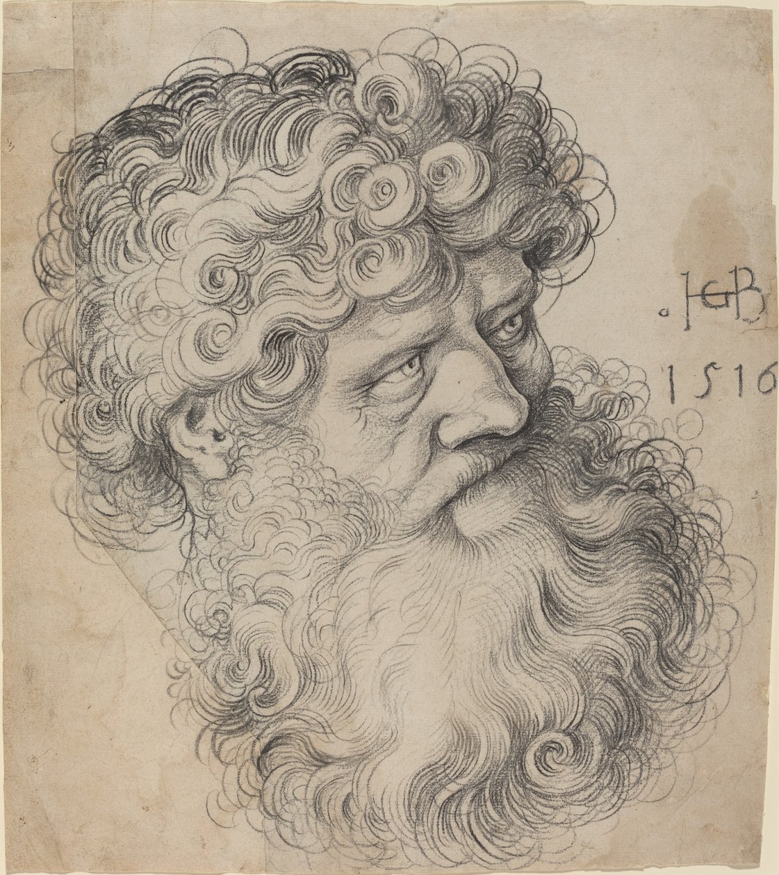 Tête de Jean-Baptiste - Hans Baldung Grien