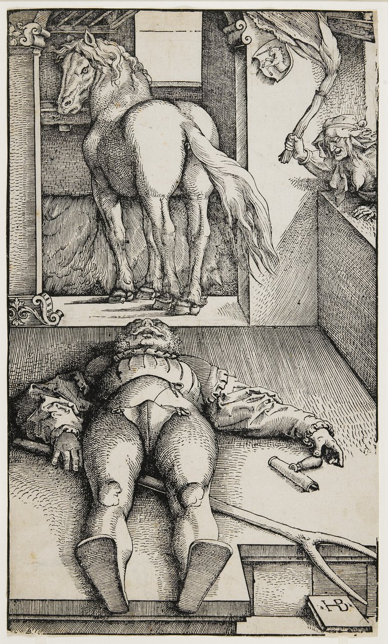 Le mari ensorcelé, c. 1544 - Hans Baldung Grien