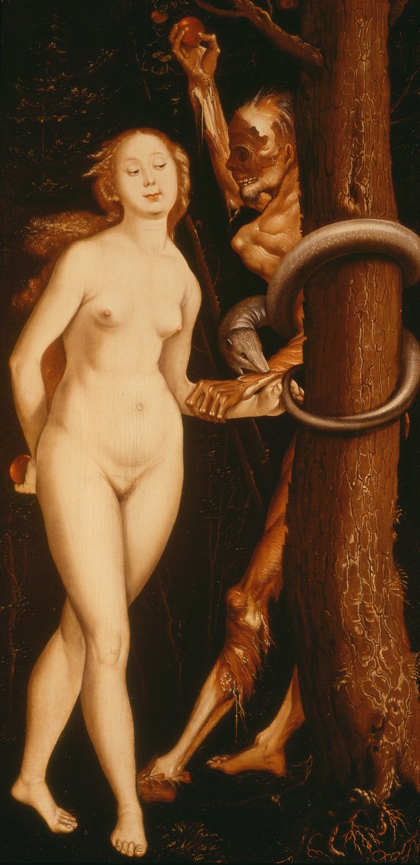 Ève, le Serpent et la Mort - Hans Baldung Grien
