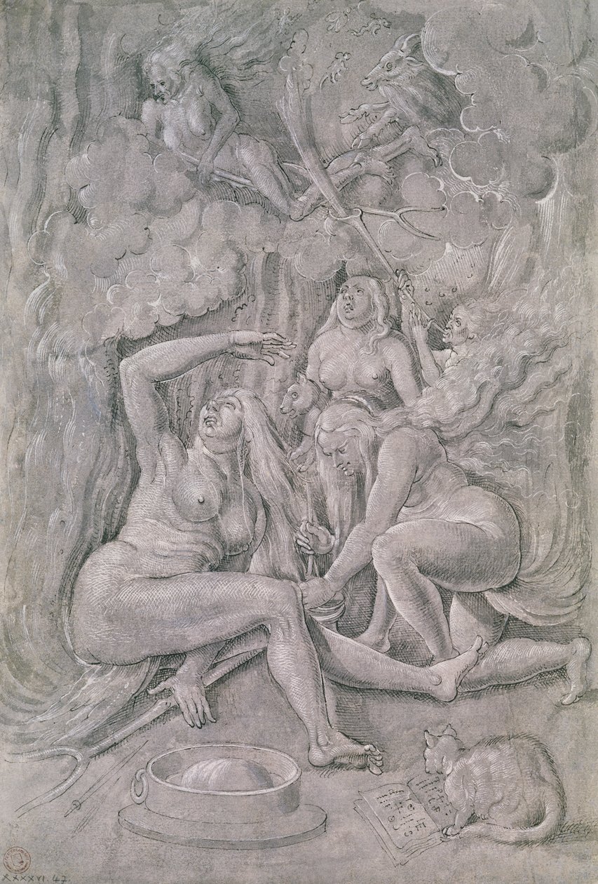 Le Sabbat des sorcières, c.1515 - Hans Baldung Grien