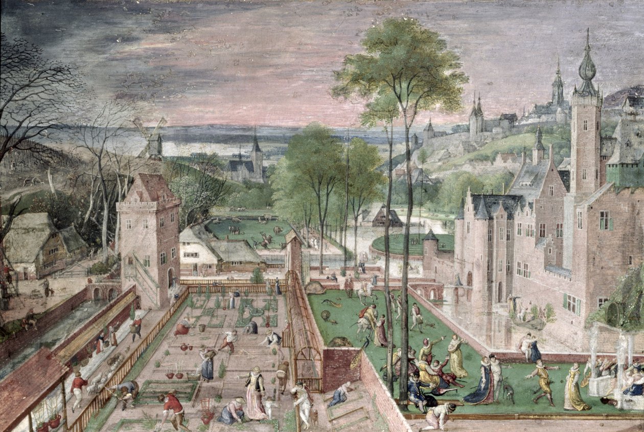 Printemps dans le jardin du château, 1584 - Hans Bol