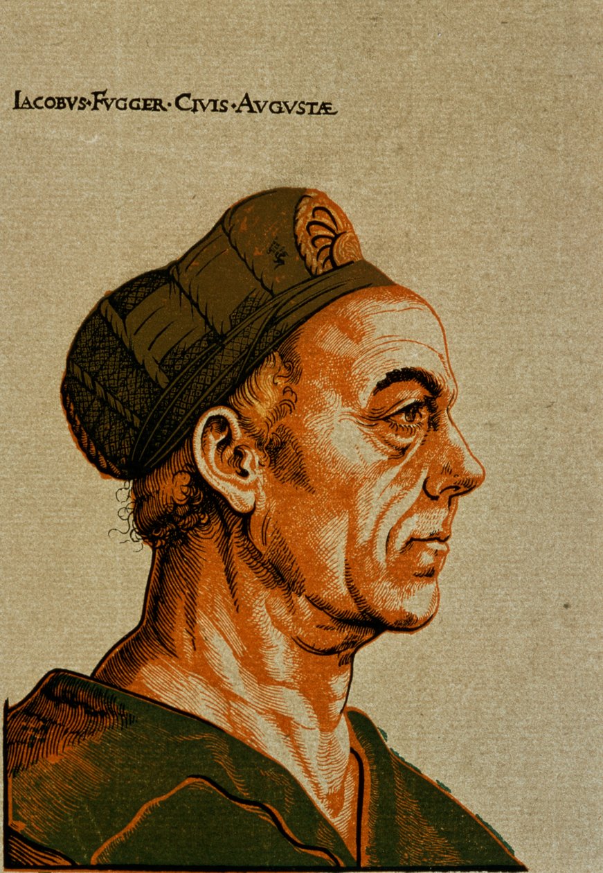 Jakob Fugger II, 1511-12 (gravure sur bois en clair-obscur) - Hans Burgkmair