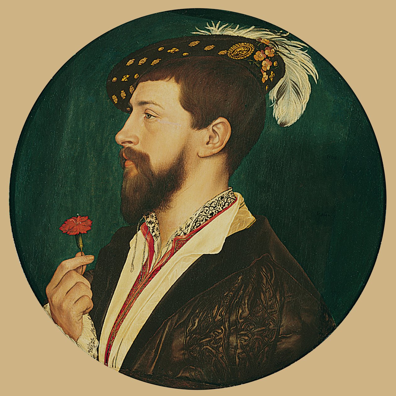 Portrait de Simon George de Cornwall - Hans Holbein der Jüngere