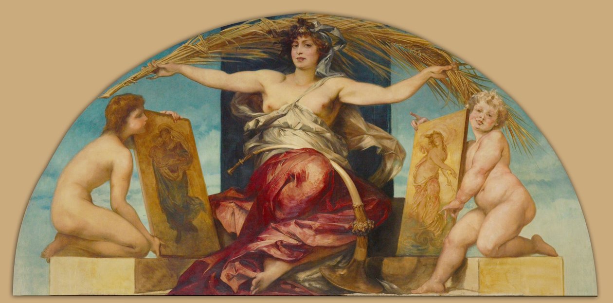 Allégorie de la peinture religieuse et profane - Hans Makart