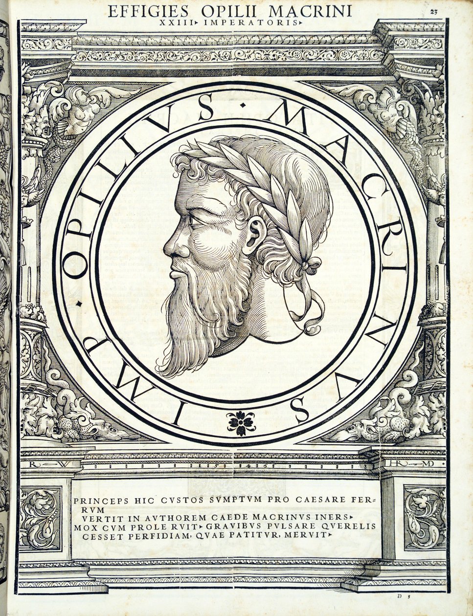 Opilius Macrinus, illustration de 