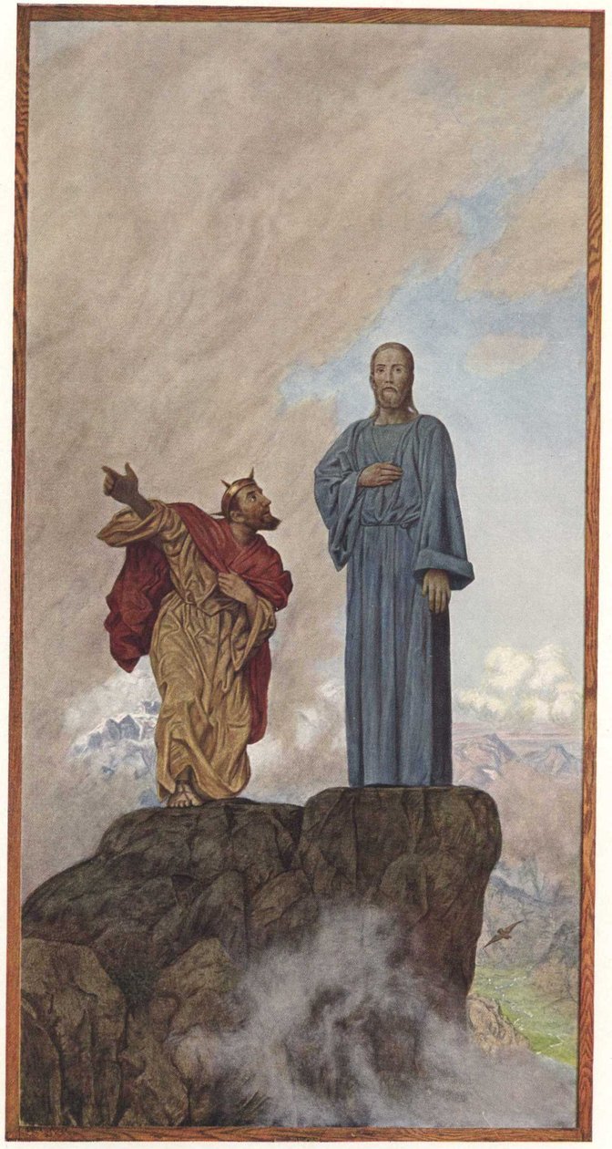 La tentation du Christ - Hans Thoma