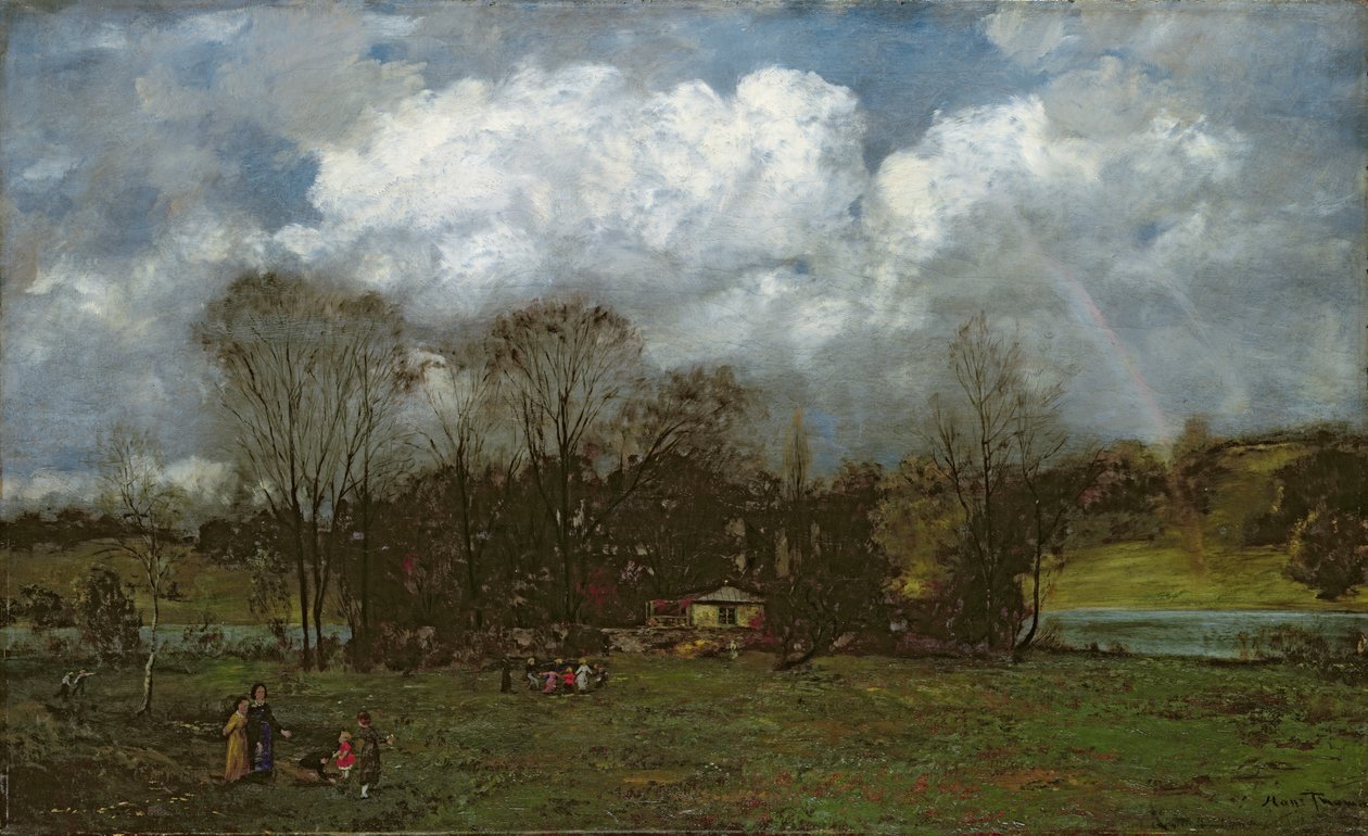 Début du printemps, vers 1868 - Hans Thoma