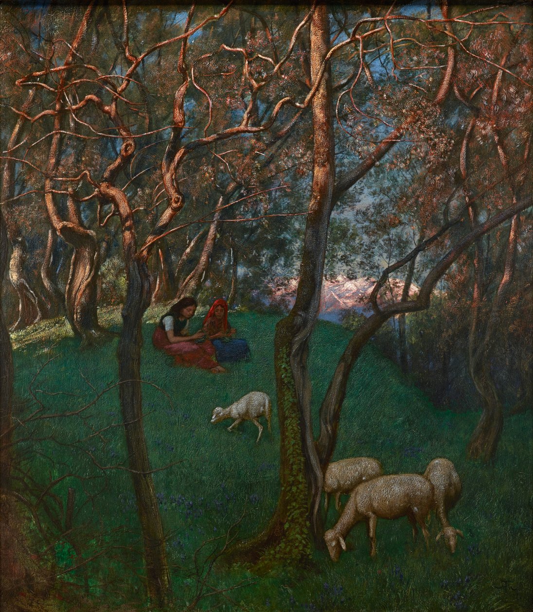 Oliveraie au lac de Garde - Hans Thoma
