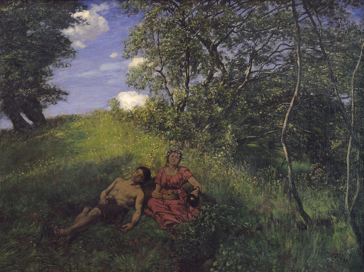 Sieste, 1889 - Hans Thoma
