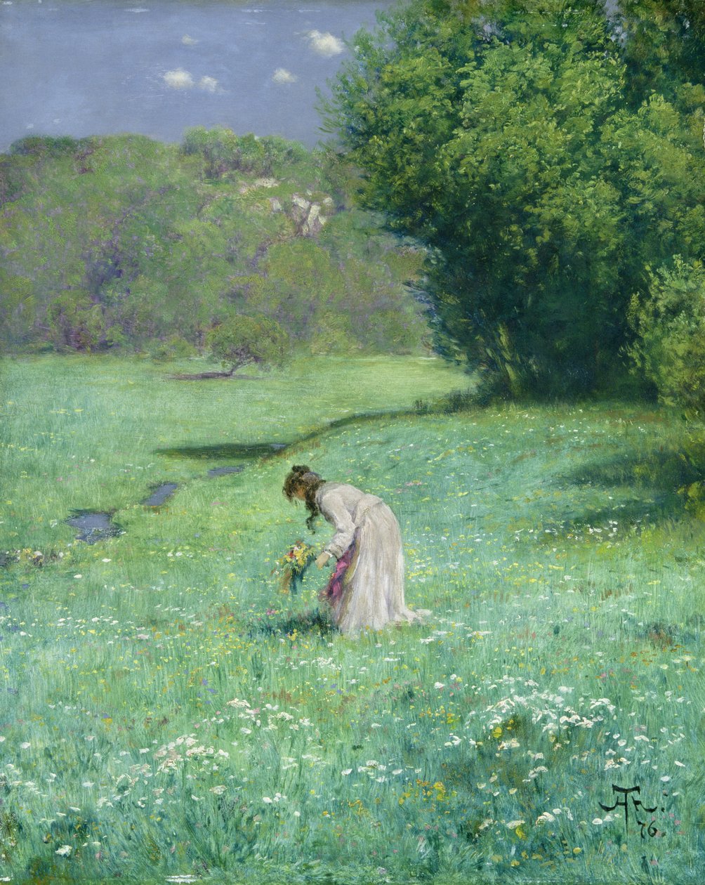 Prairie boisée, 1876 - Hans Thoma