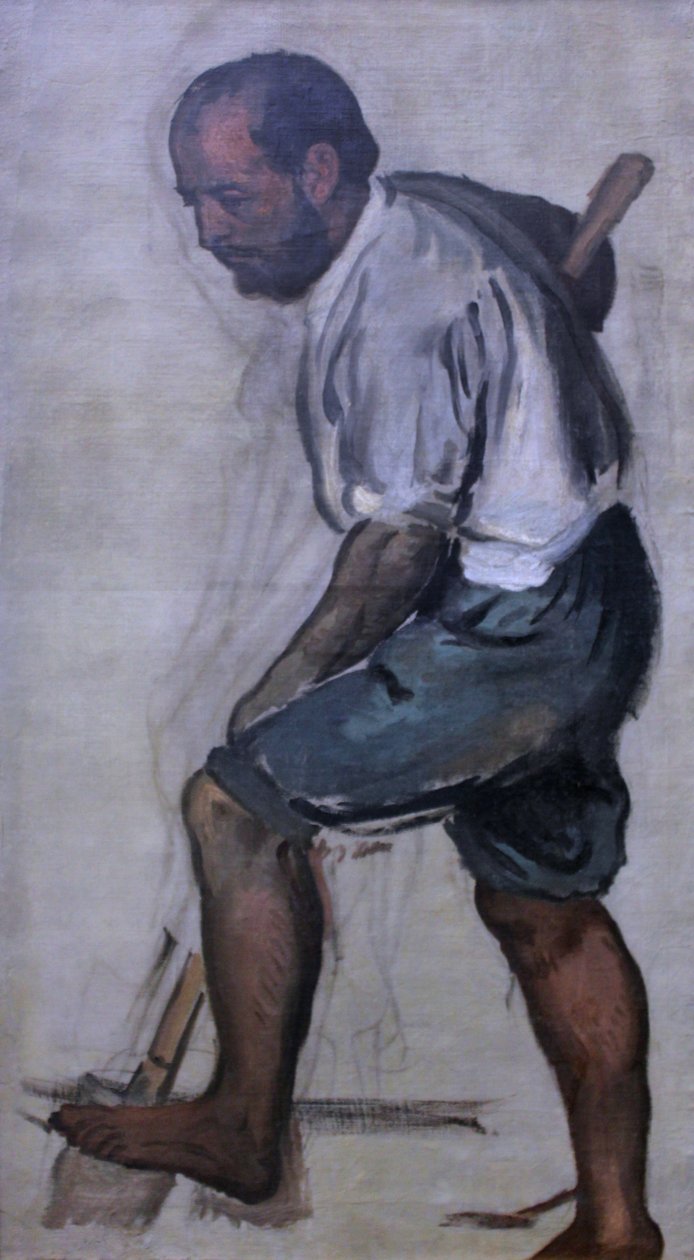 Homme creusant - Hans von Marées