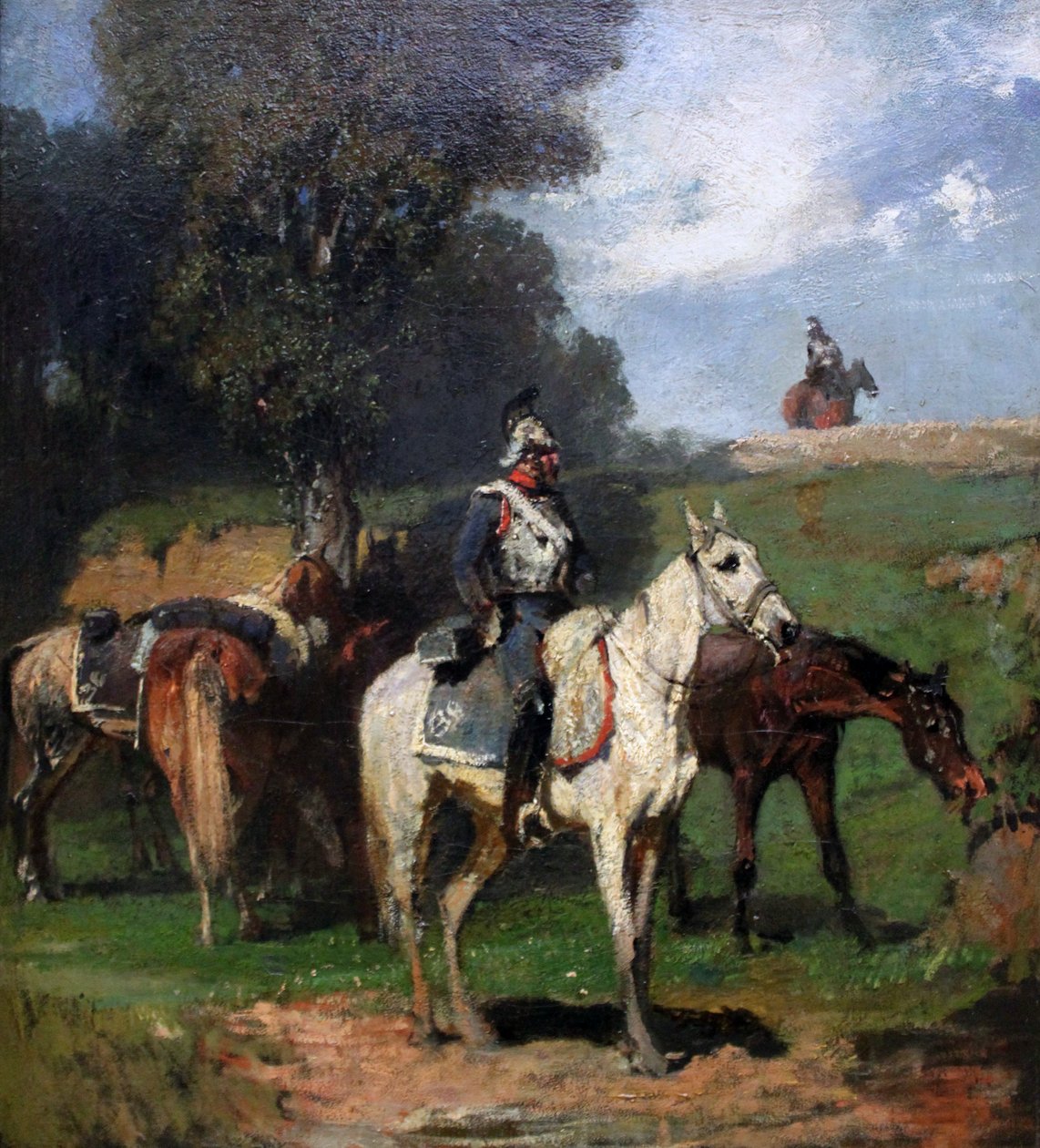 Dragons faisant une halte - Hans von Marées