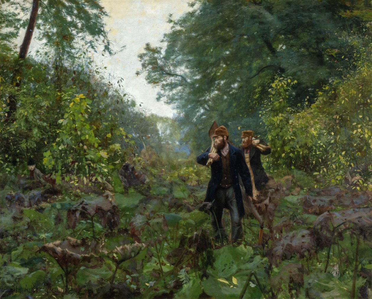 Sur des routes interdites - Hans Andersen Brendekilde