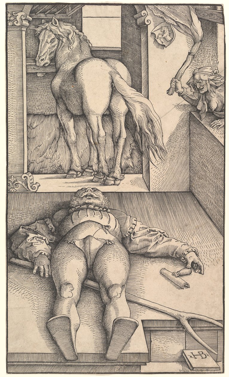 Le Cavalier ensorcelé, vers 1544 - Hans Baldung