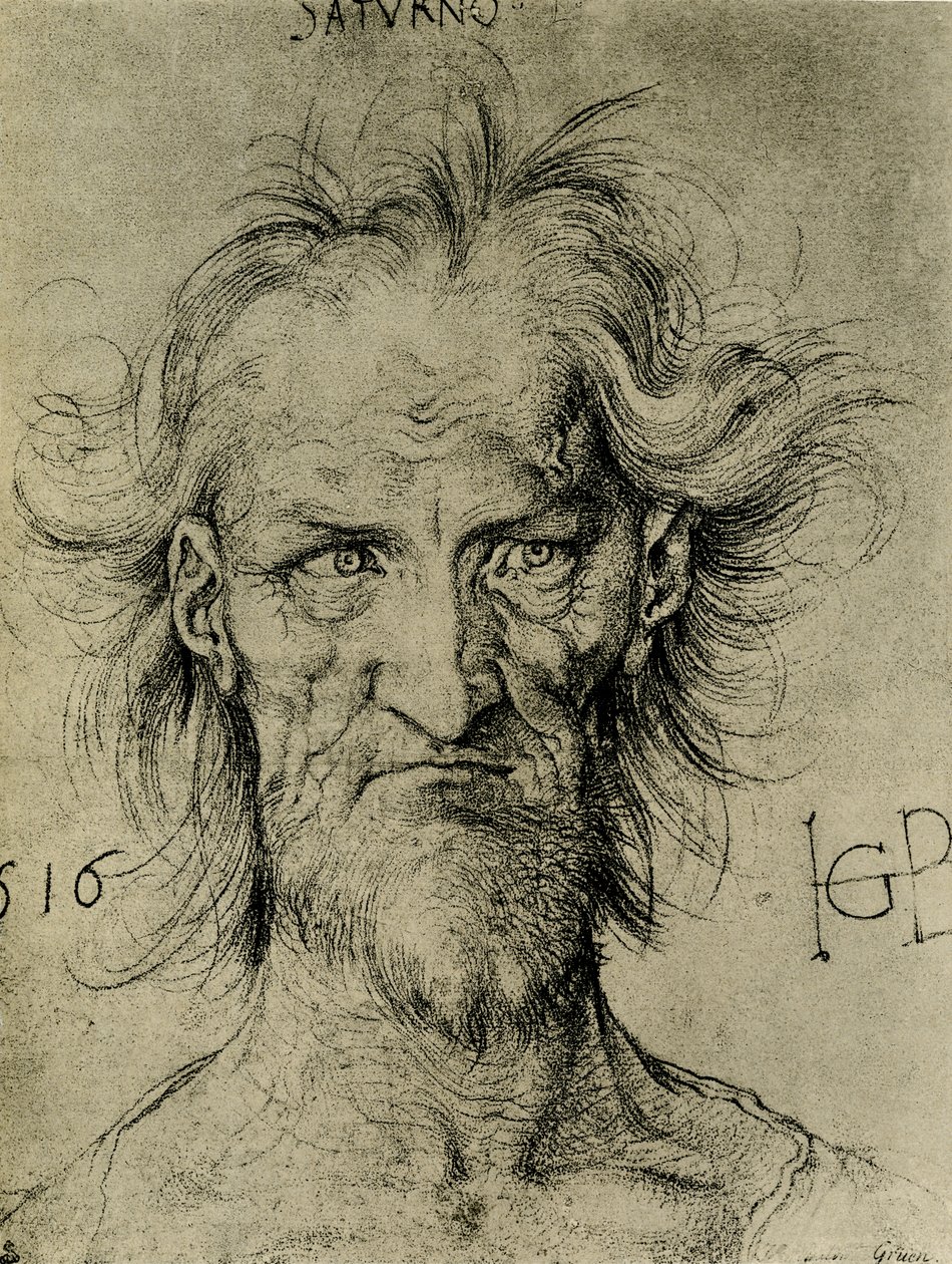 Saturne - Hans Baldung Grien
