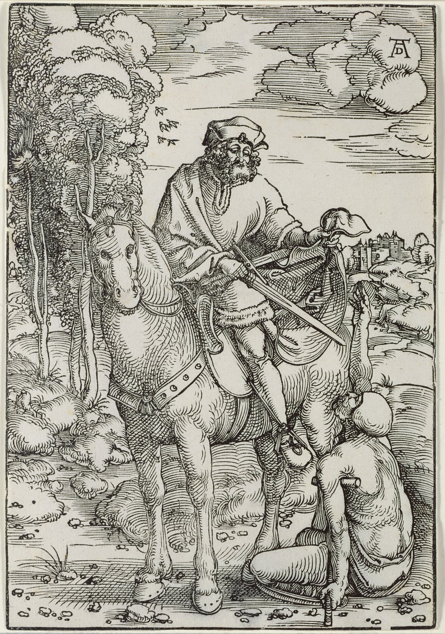 Saint Martin partageant son manteau - Hans Baldung Grien