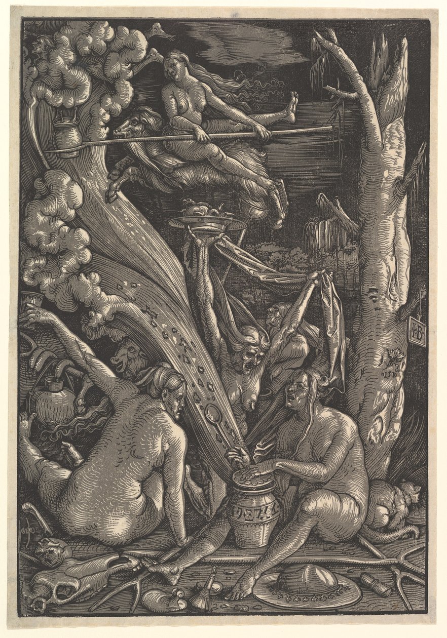 Les sorcières, 1510 - Hans Baldung Grien