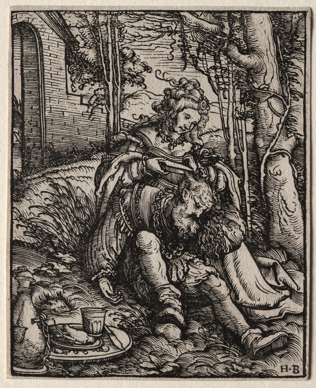 Samson et Dalila - Hans Burgkmair