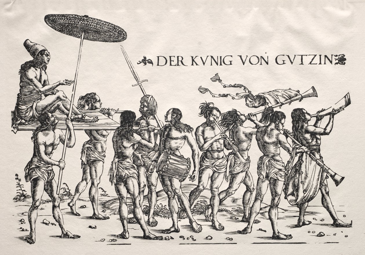 Le roi de Cochin - Hans Burgkmair