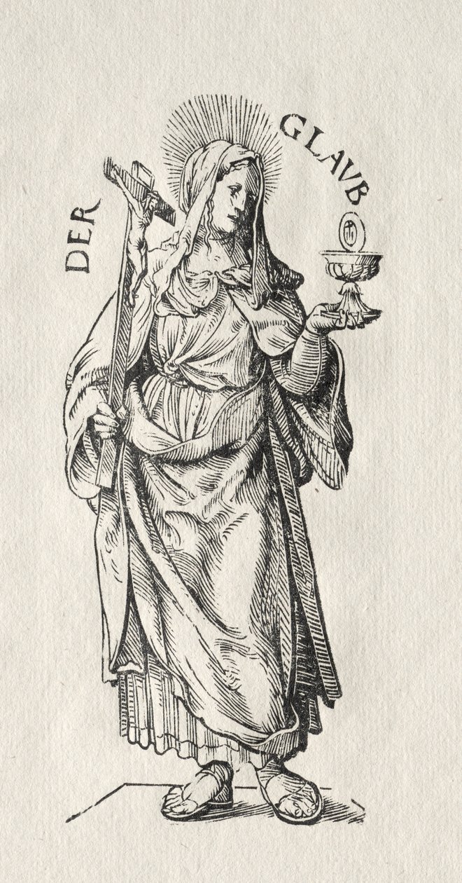 Les sept vertus : Foi - Hans Burgkmair