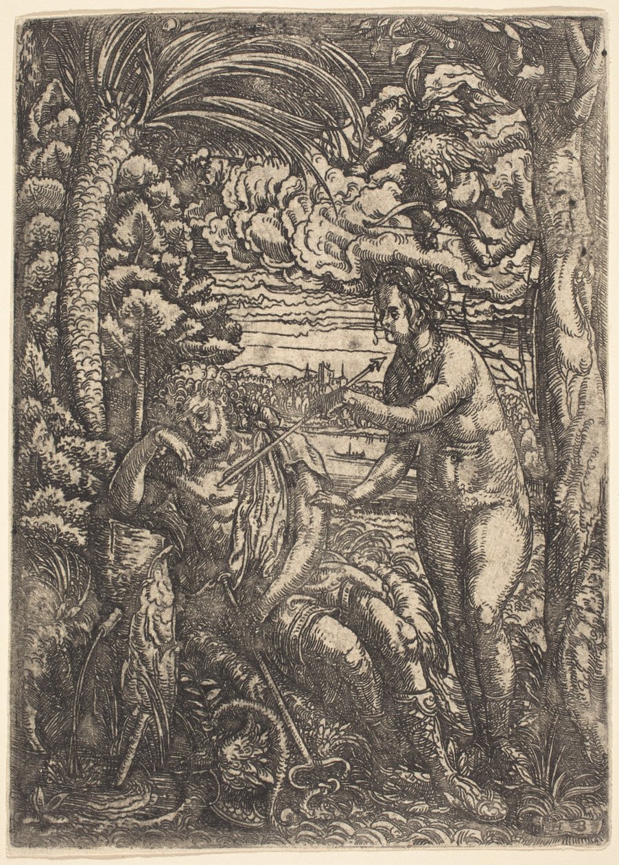 Mercure et Vénus - Hans Burgkmair I