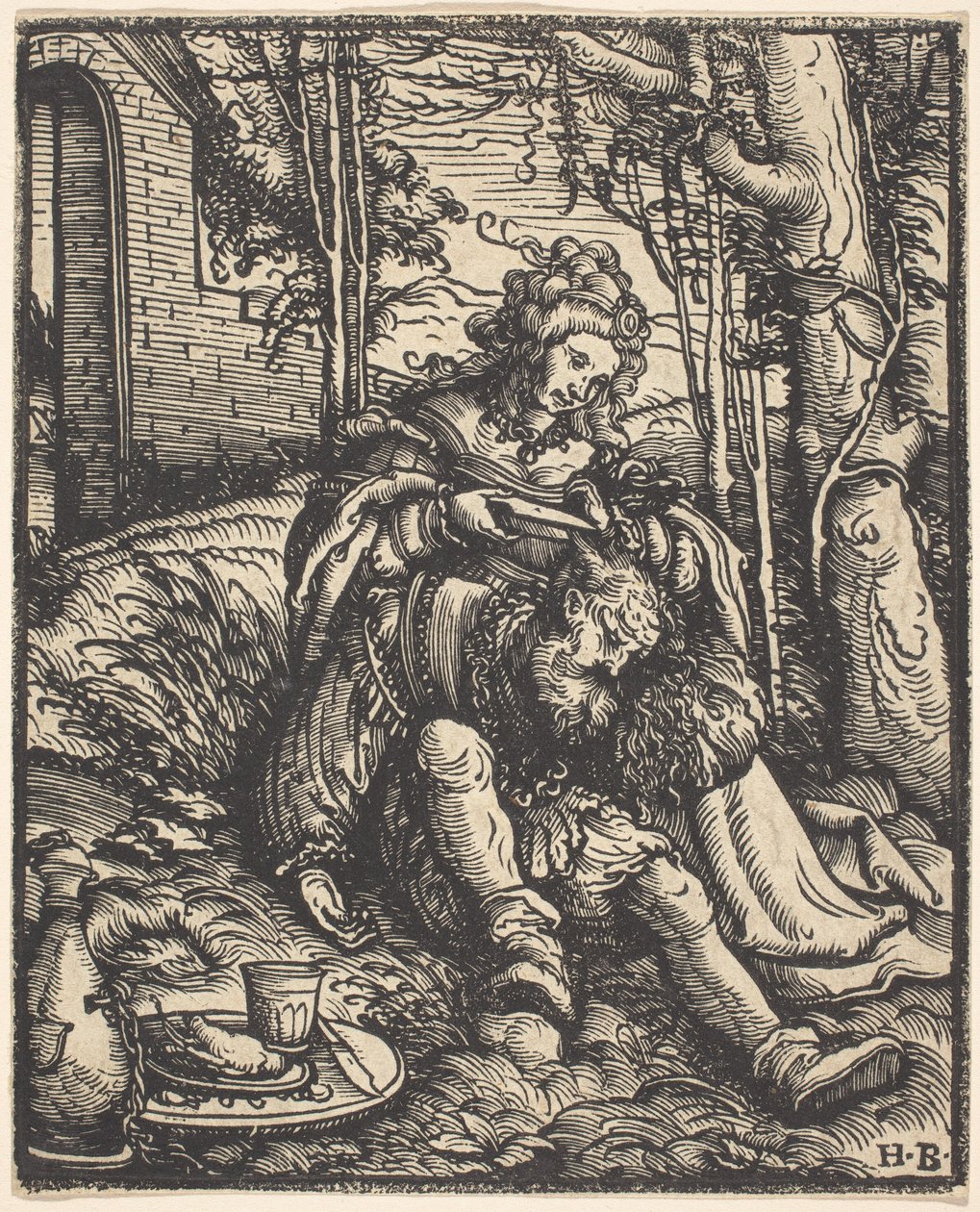Samson et Dalila - Hans Burgkmair I
