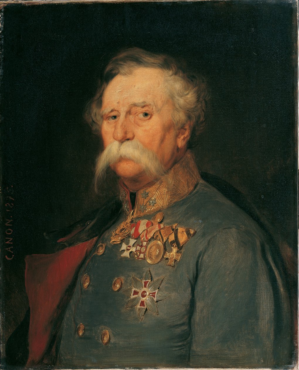 Général de division Franz von Hauslab - Hans Canon