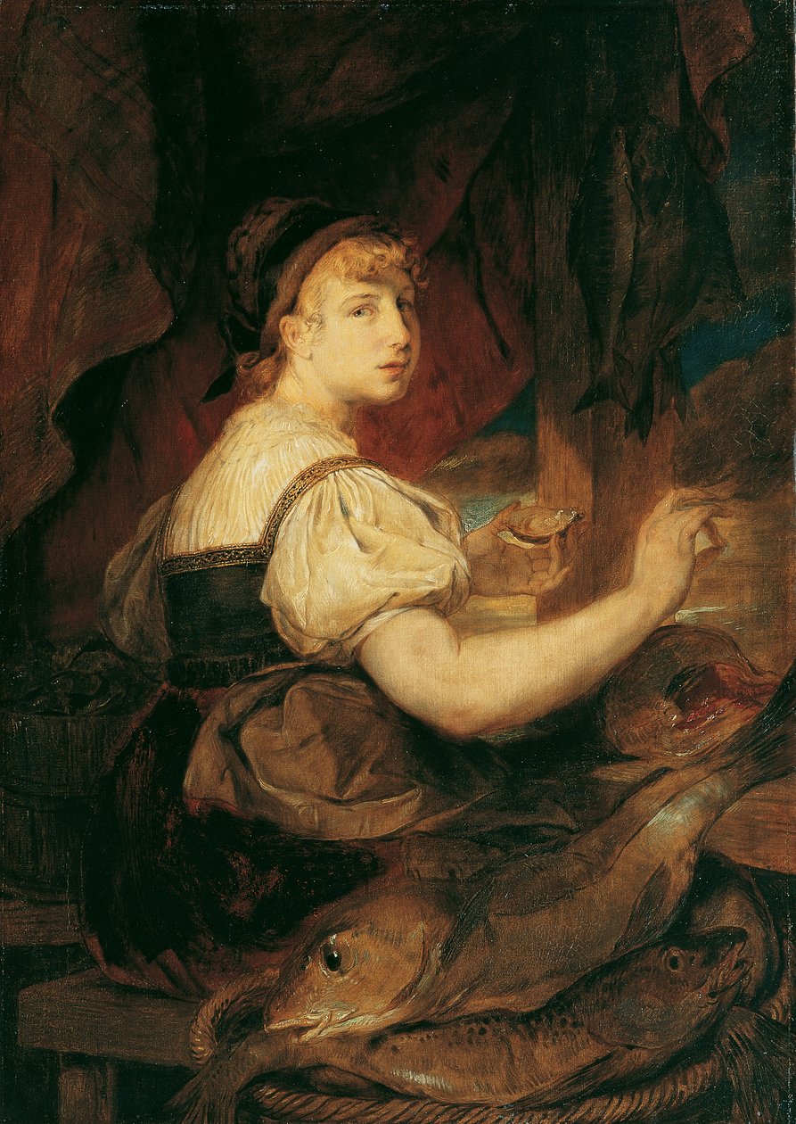 Vendeuse de poissons - Hans Canon